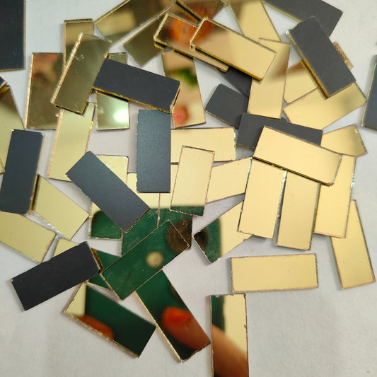 Golden Mirrorr- Rectangle- 25MM