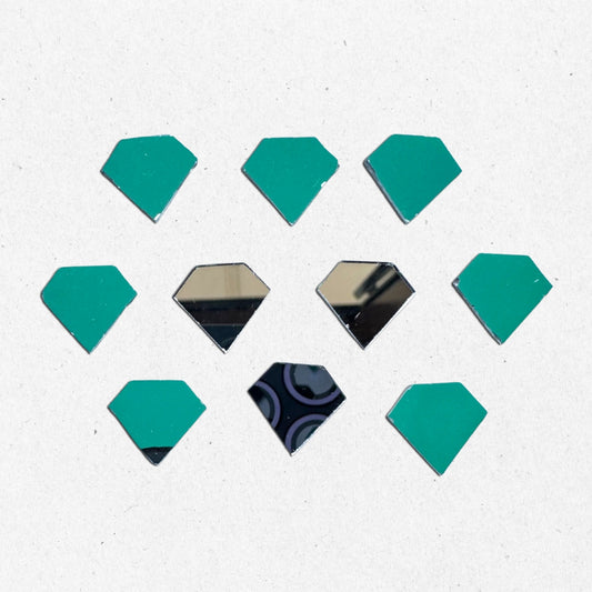 Glass Mirror- Gem- 14MM