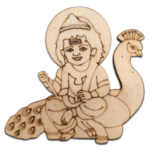 Pre Marked MDF Cutout Murugan-Design-02