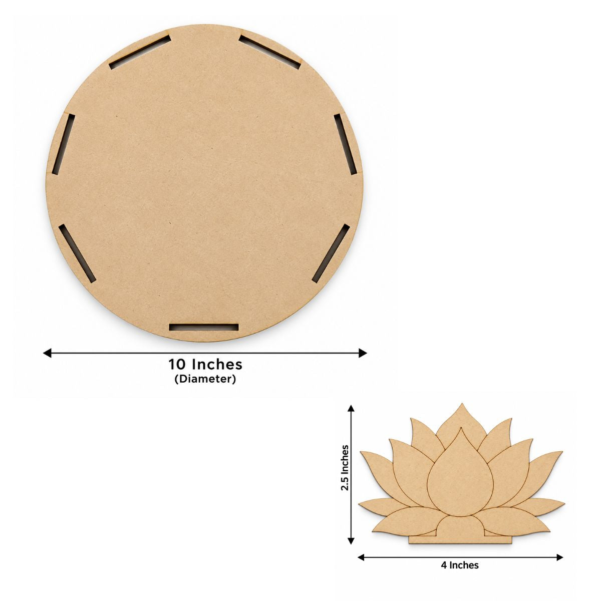 MDF Singhasan - Lotus