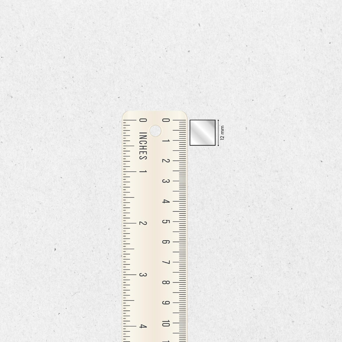 Glass Mirror- Square 12MM