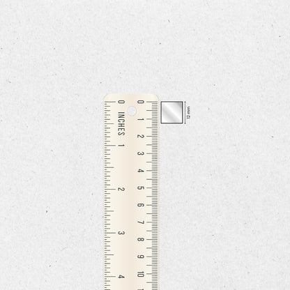 Glass Mirror- Square 12MM