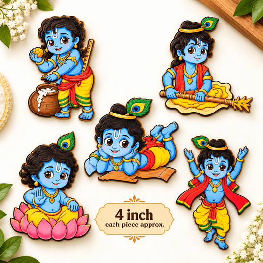 Pre Marked Kanha- Set of 5