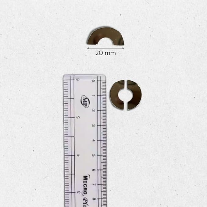 Glass Mirror- Half Ring- 20MM