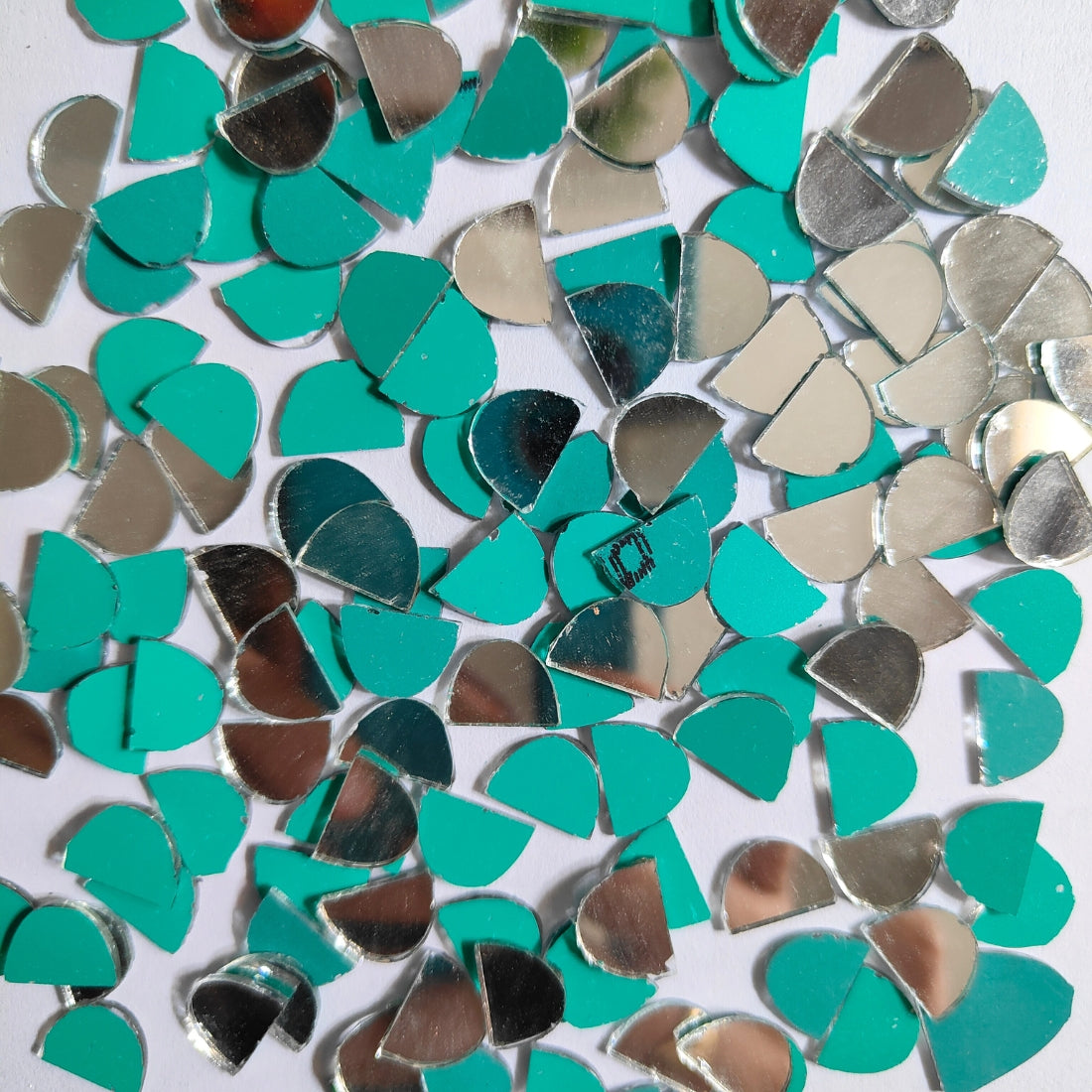 Glass Mirror- Half Oval- Small