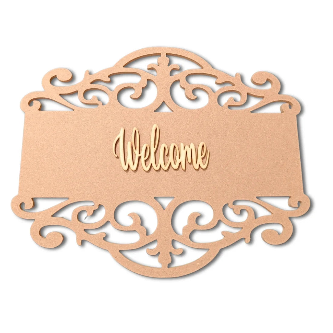 Rectangle Designer Name Plate Design-1
