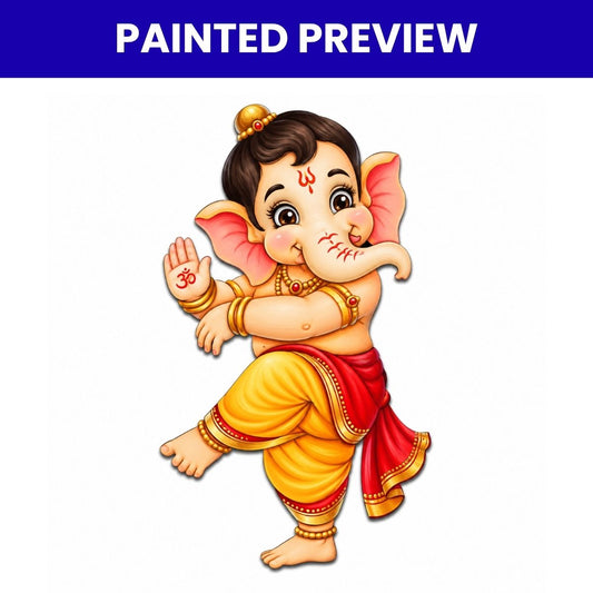 3mm MDF Ganesha Cutouts Design-08
