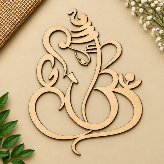 3mm MDF Ganesha Cutouts Design-06