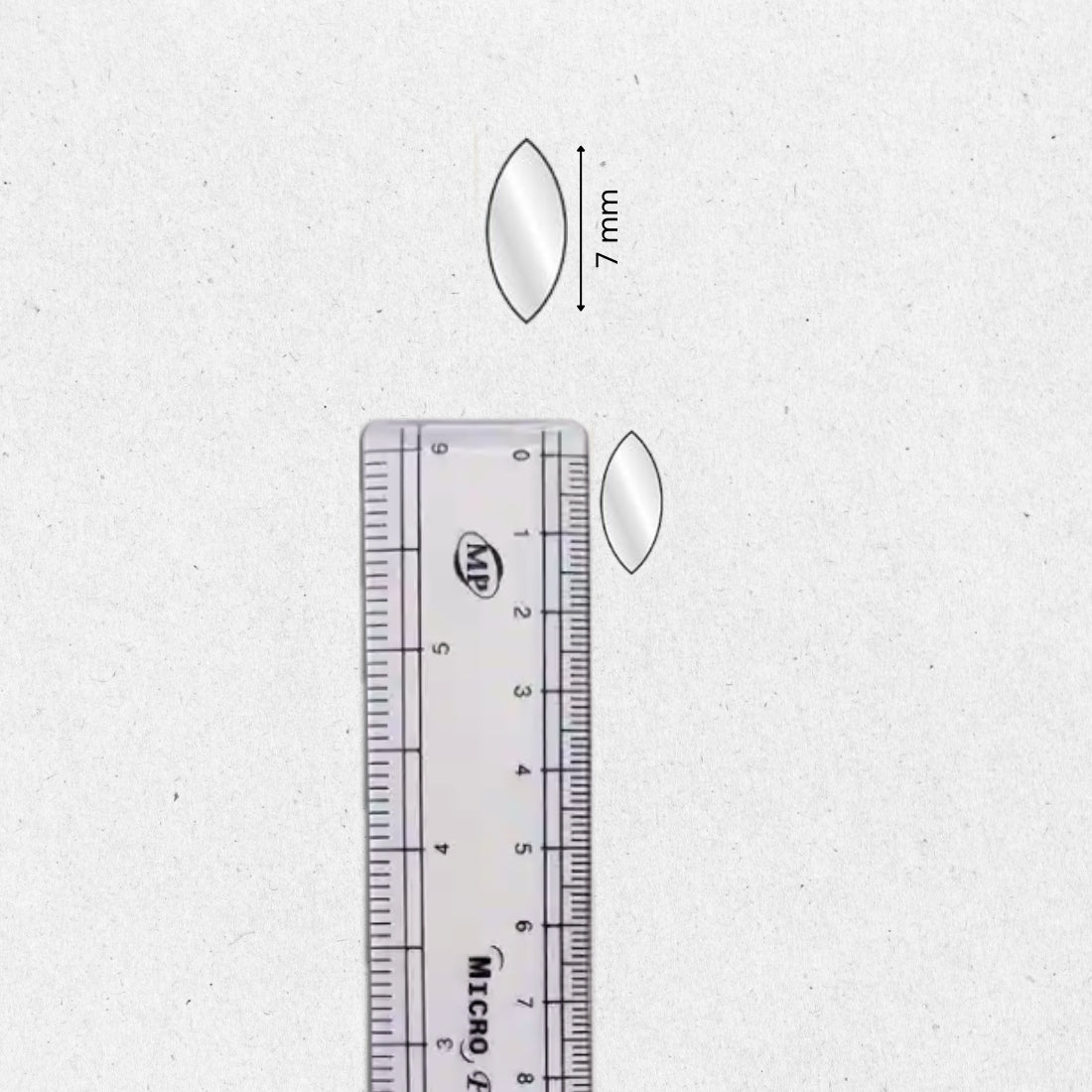 Glass Mirror- Eye- 7MM