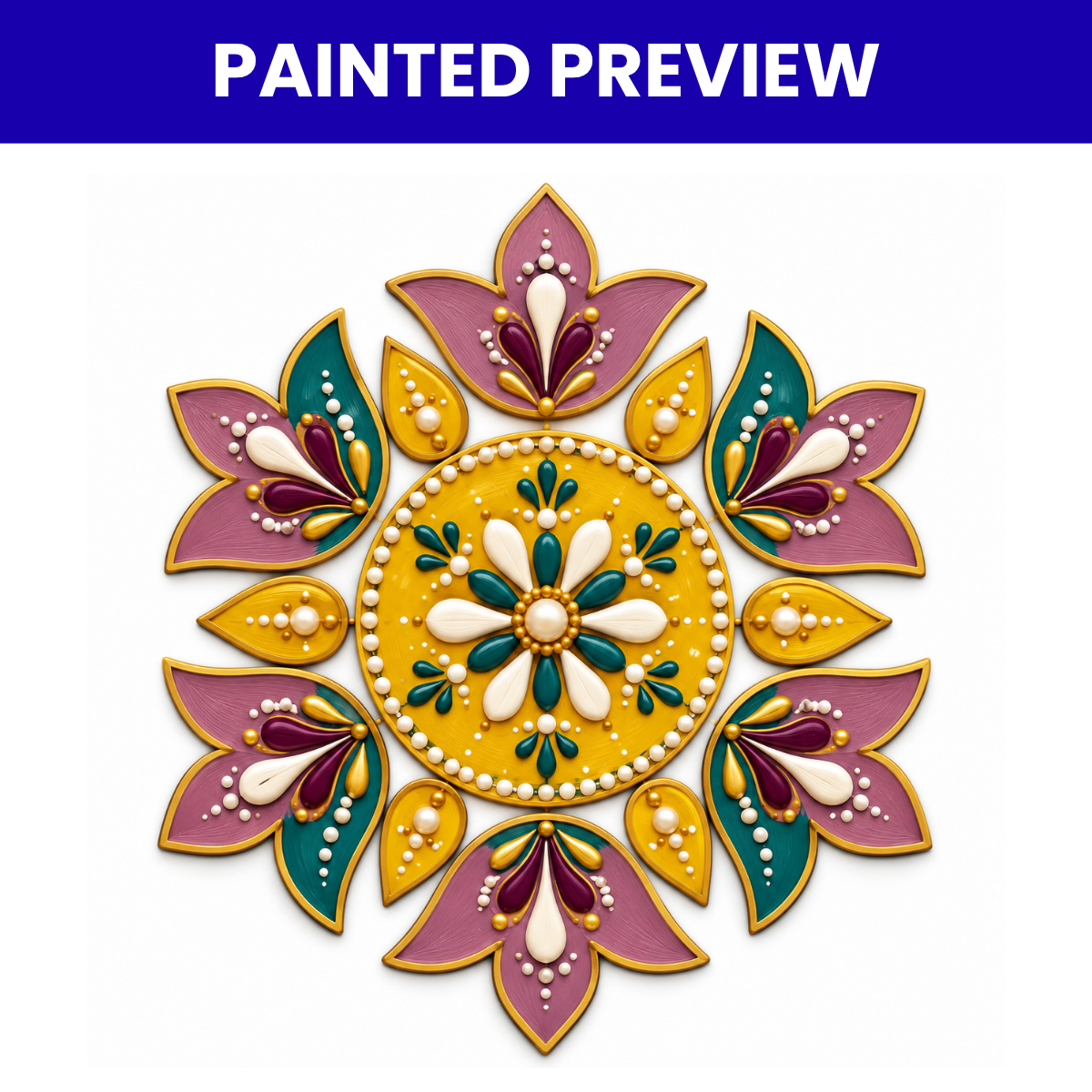 MDF Rangoli Cutouts Design-13