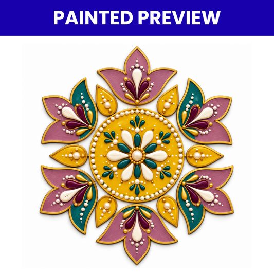 MDF Rangoli Cutouts Design-13