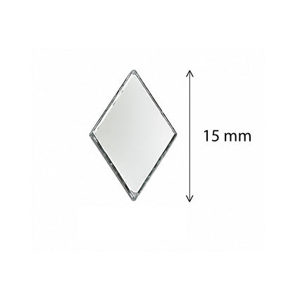 Glass Mirror- Diamond- 15MM