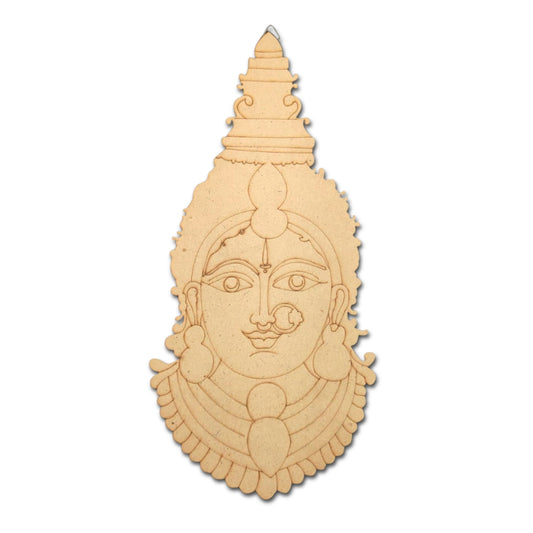 Pre Marked MDF Cutout Ammavaru Face