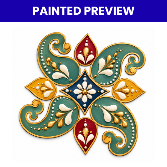 MDF Rangoli Cutouts Design-14