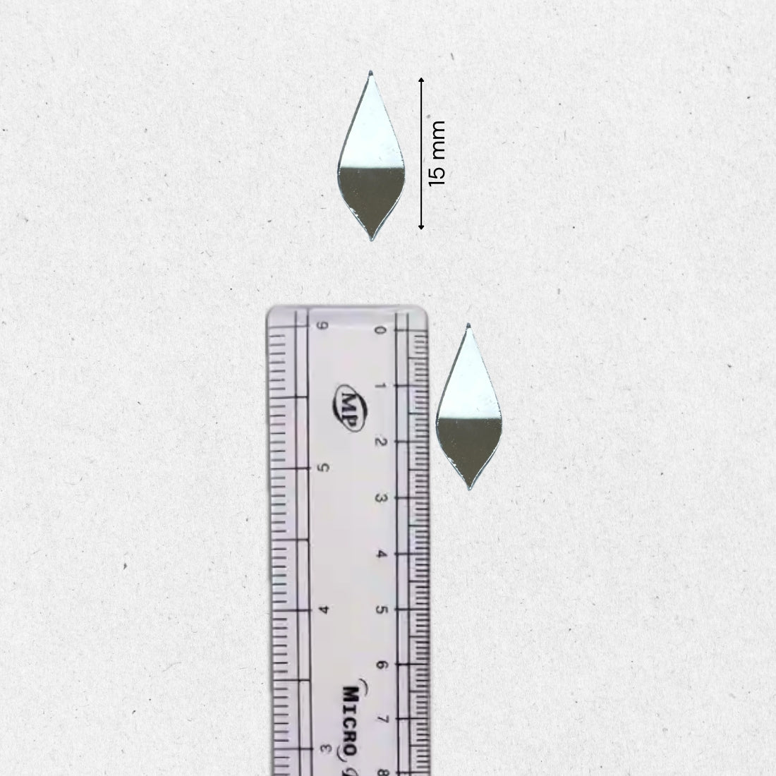 Glass Mirror- Leaf- 15MM