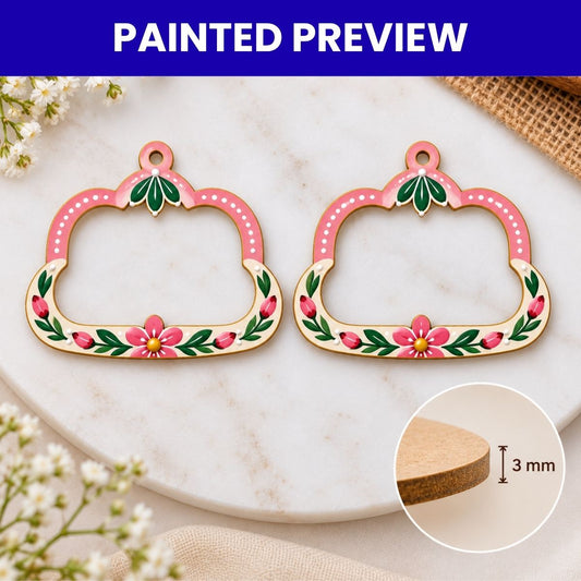 Earrings MDF Design-03