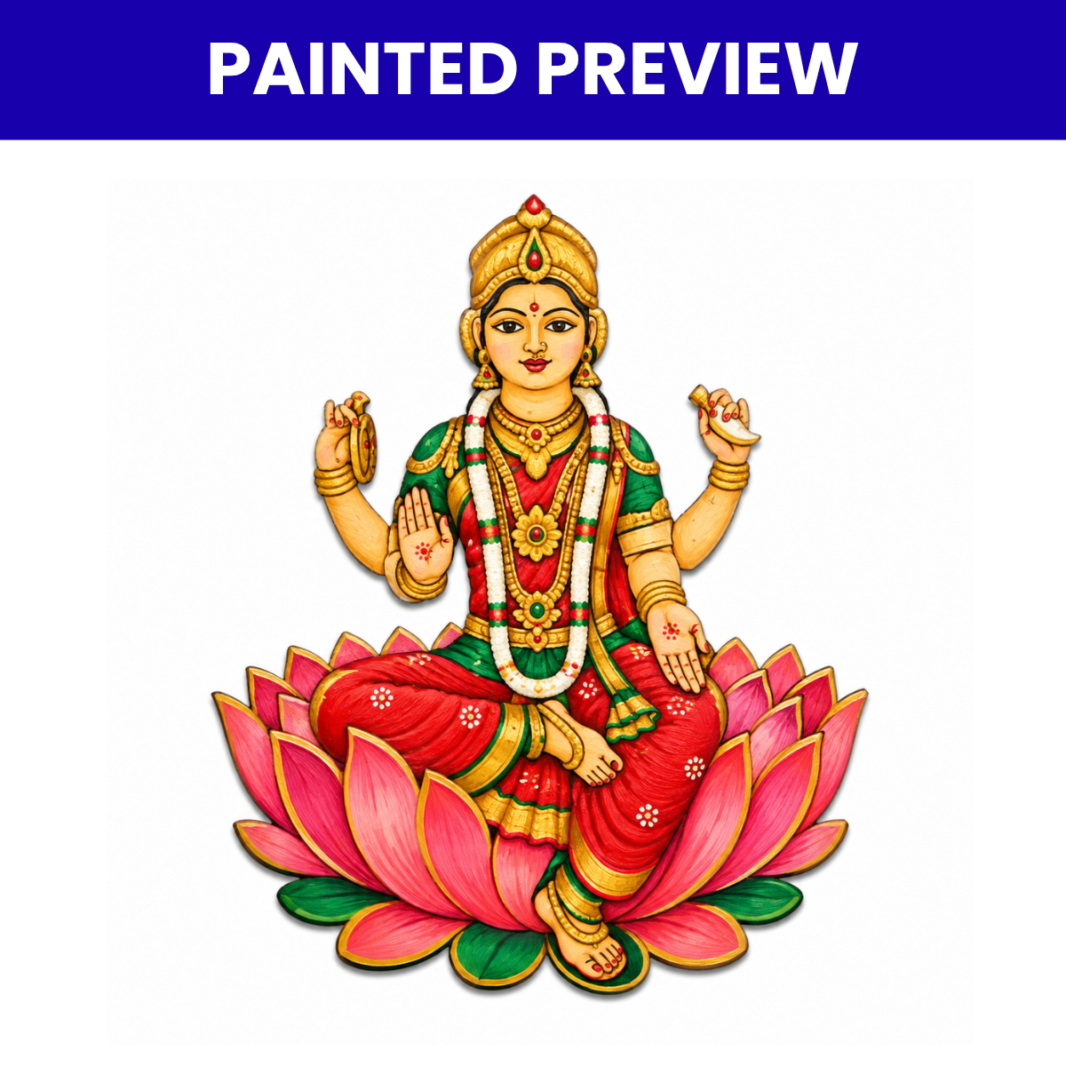 Pre Marked MDF Cutout Tirupati Sundari