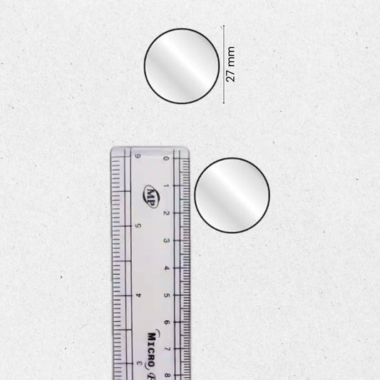 Glass Mirror- Round- 27MM