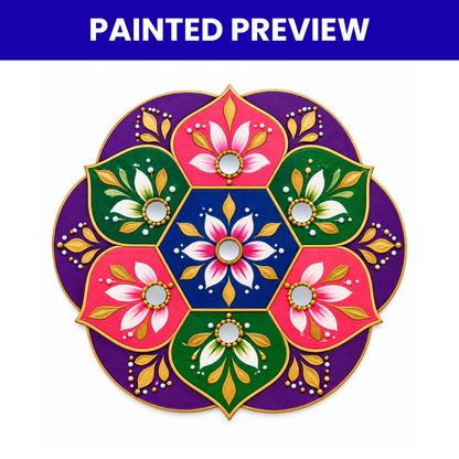 MDF Rangoli Cutouts Design-17