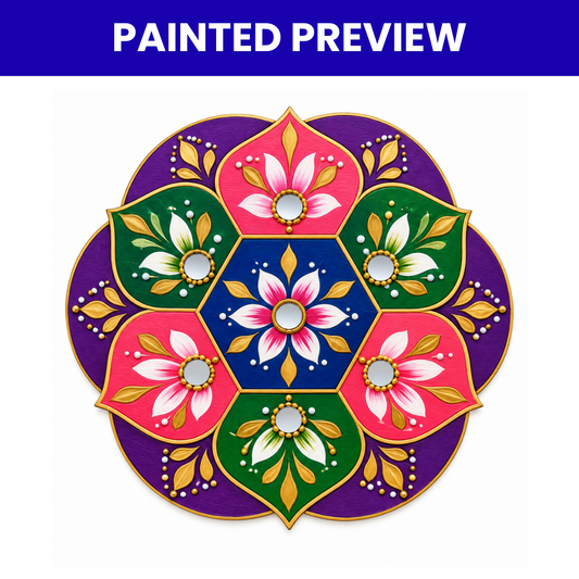 MDF Rangoli Cutouts Design-17