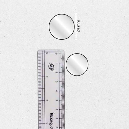 Glass Mirror- Round- 24MM