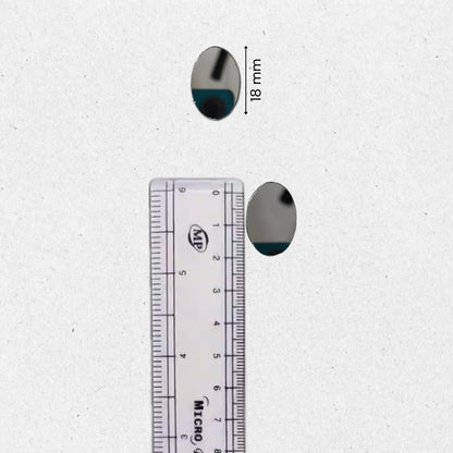 Glass Mirror- Oval- 18MM