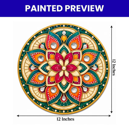 Pre Marked Mandala Base Design- 3