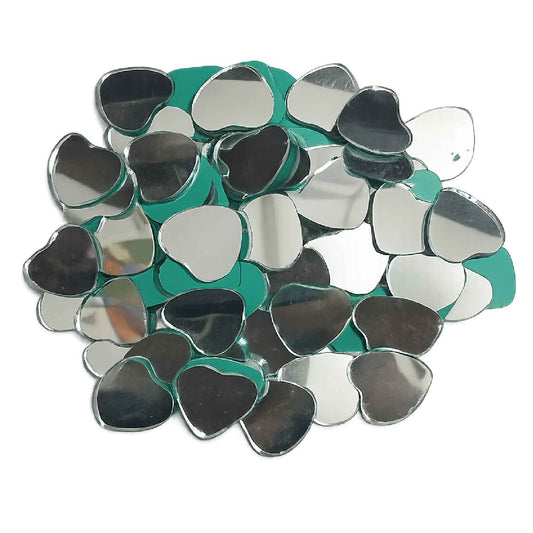 Glass Mirror- Heart