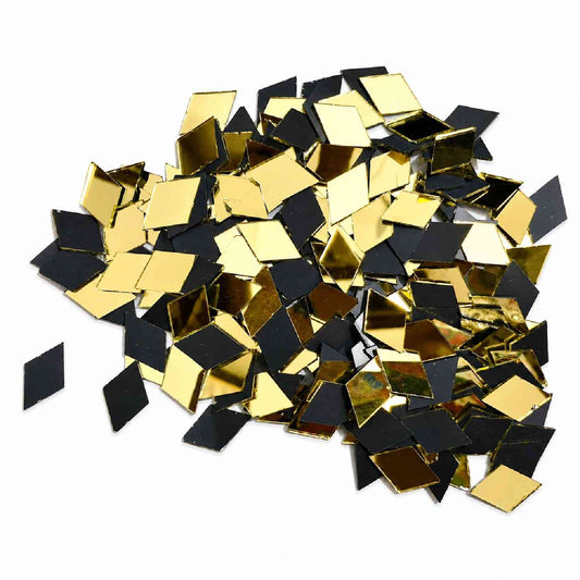Glass Mirror- Diamond- Golden- 20MM