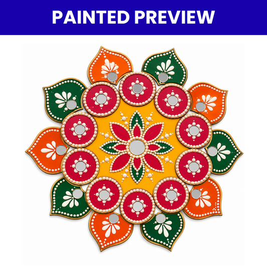 MDF Rangoli Cutouts Design-1
