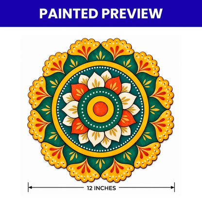 Pre-Marked Rangoli Design-05