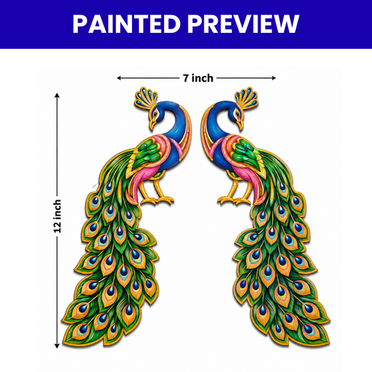 MDF Peacock Set