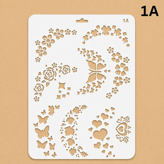 Craft Stencil A4 - 1A