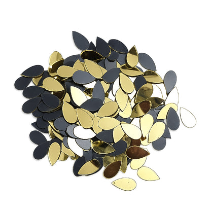 Golden Glass Mirror- Tear Drop- 18MM