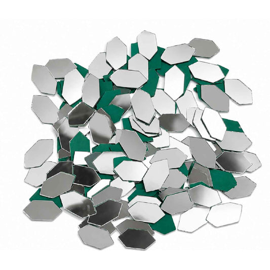 Glass Mirror- Long Hexa- Design-1- 20MM