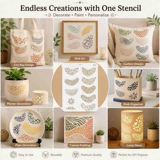 Craft Stencil A4 - 1D