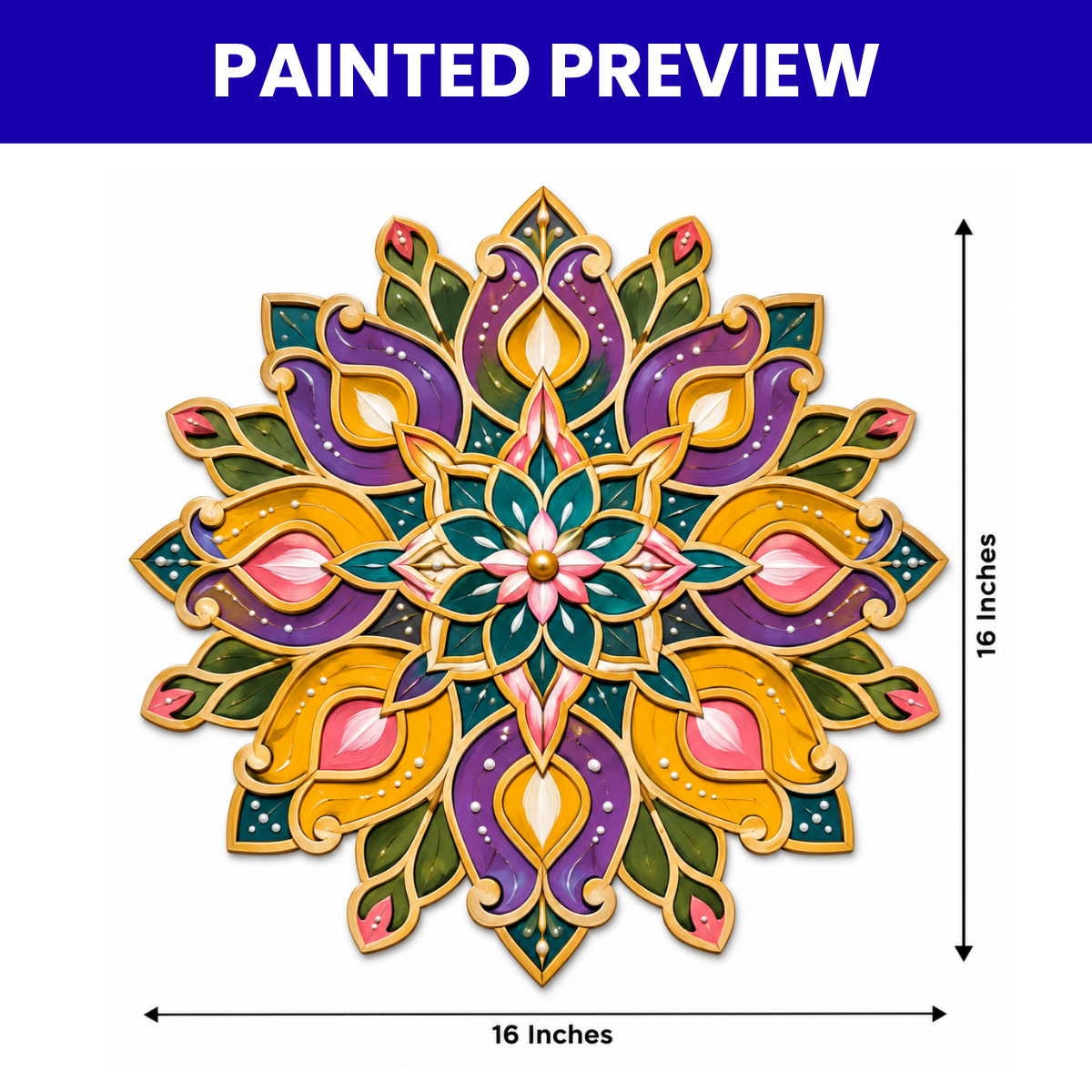 MDF Rangoli Design- 1