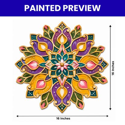 MDF Rangoli Design- 1