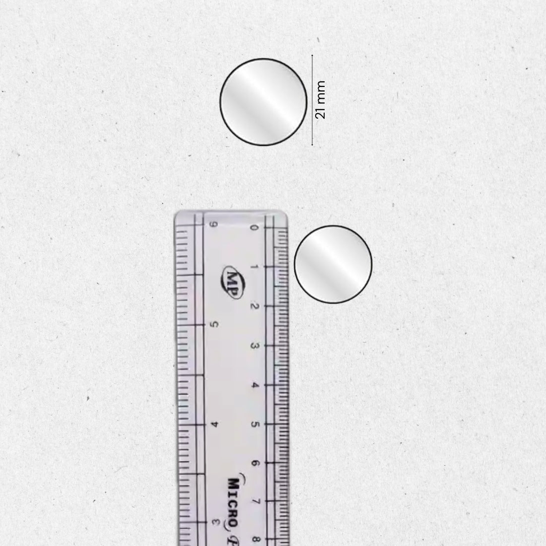 Glass Mirror- Round- 21MM