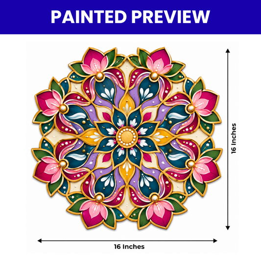 MDF Rangoli Design- 2