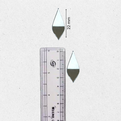 Glass Mirror- Leaf- 22MM