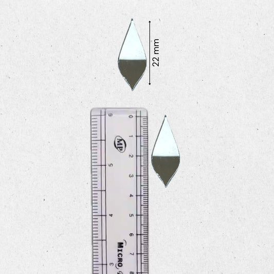 Glass Mirror- Leaf- 22MM