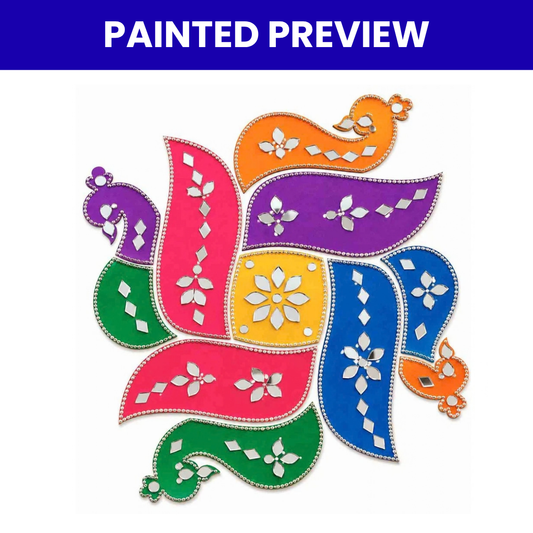 MDF Rangoli Cutouts Design-21