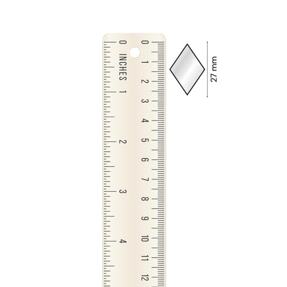Glass Mirror- Diamond- 27MM