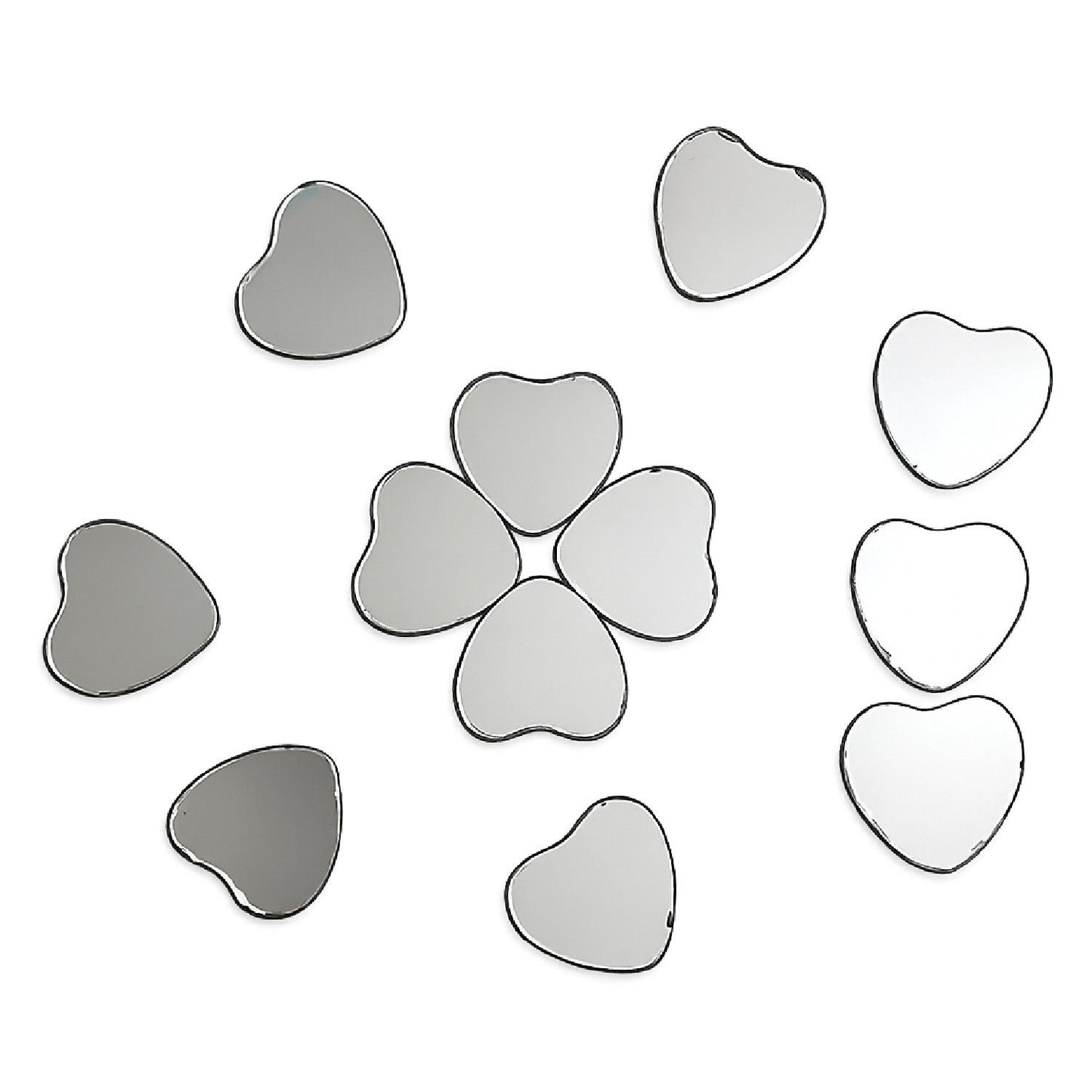 Glass Mirror- Heart