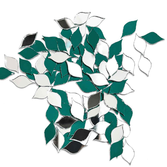 Glass Mirror- Leaf