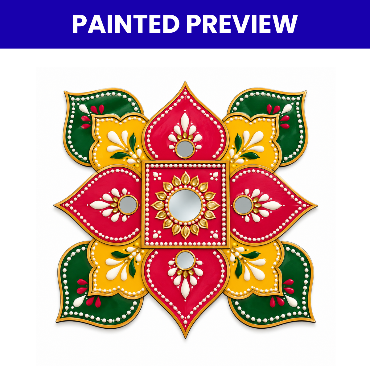 MDF Rangoli Cutouts Design-2