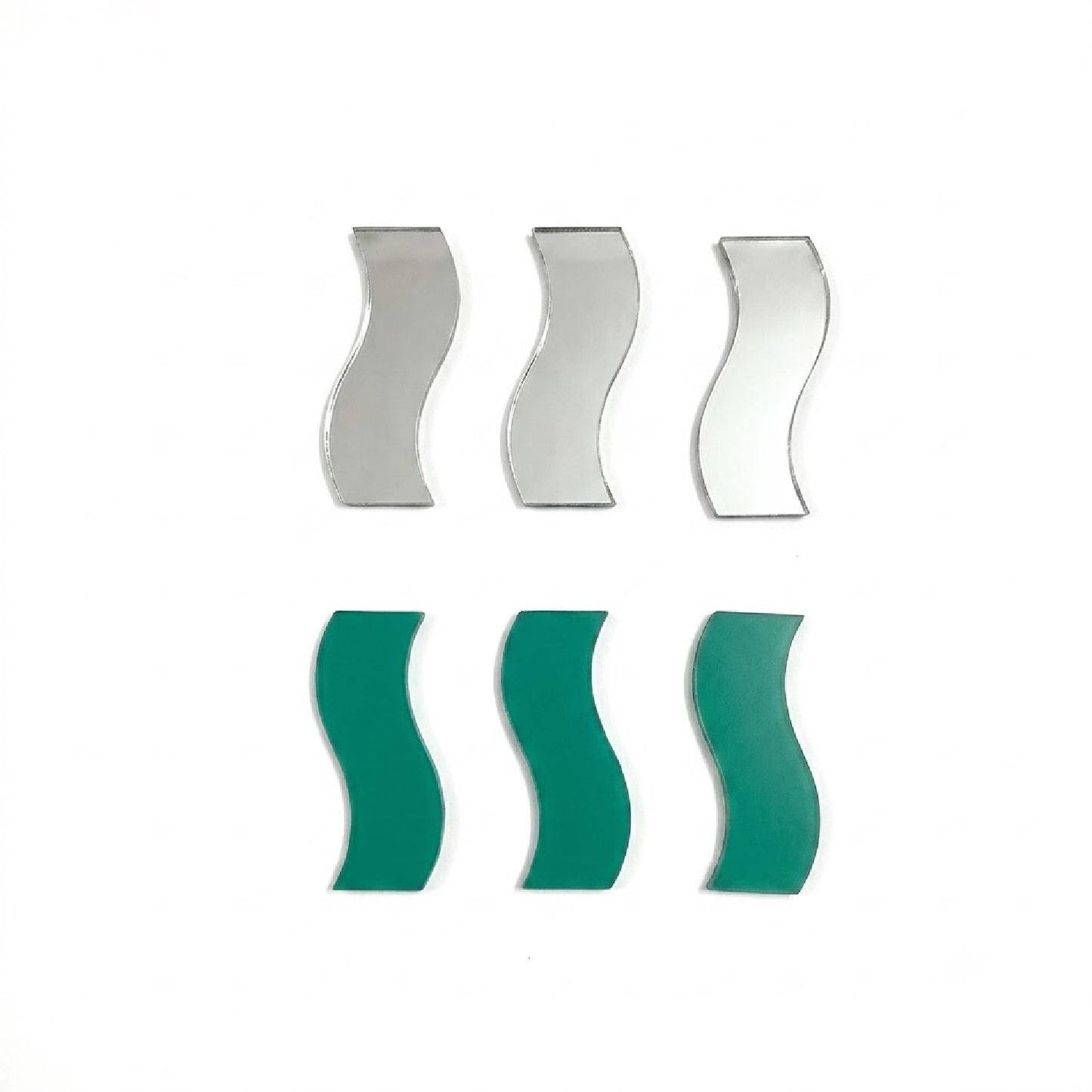 Glass Mirror- Wave- 1inch