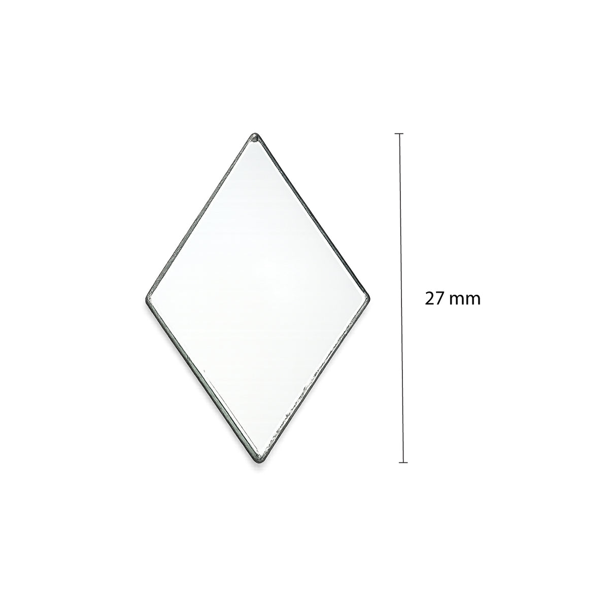 Glass Mirror- Diamond- 27MM