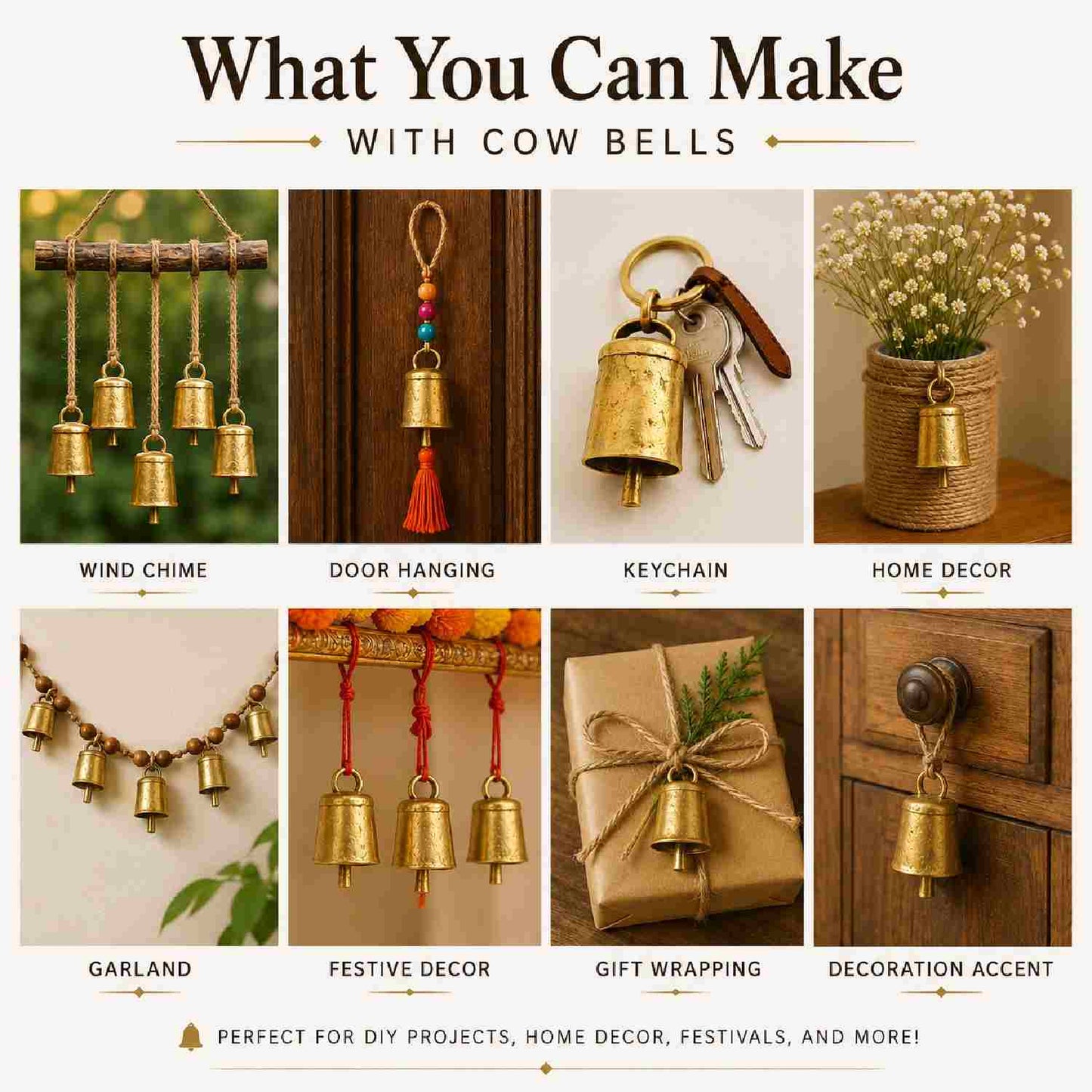 Cow Bells Metallic